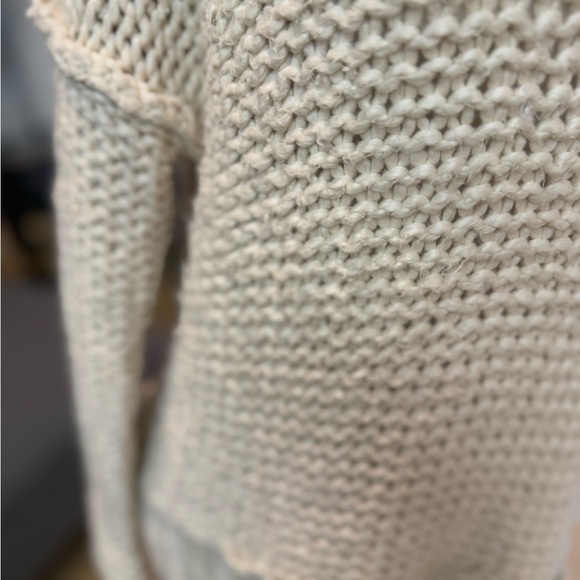 FREE PEOPLE Oversized Cable Knit Sweater Mock Turtleneck - Picture 3 of 9